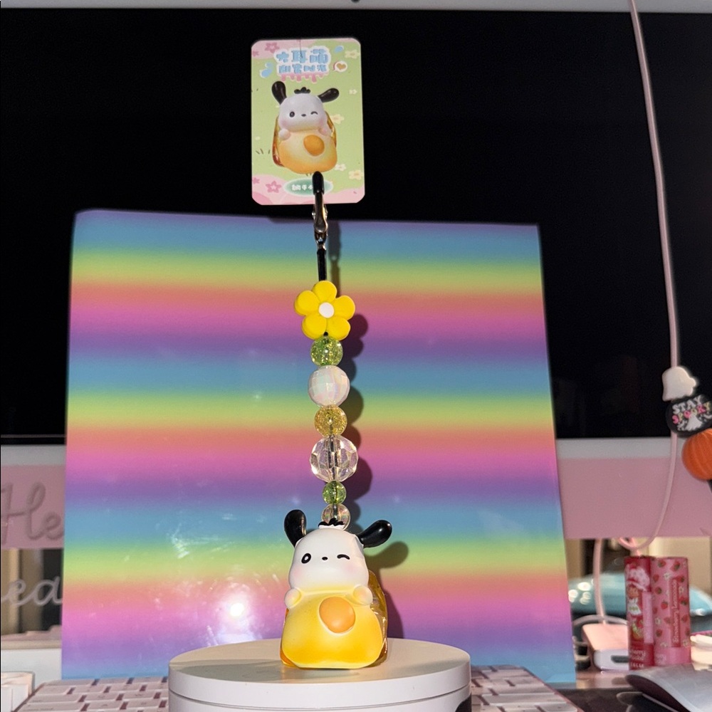 Cute Pochacco picture holder (egg yolk)